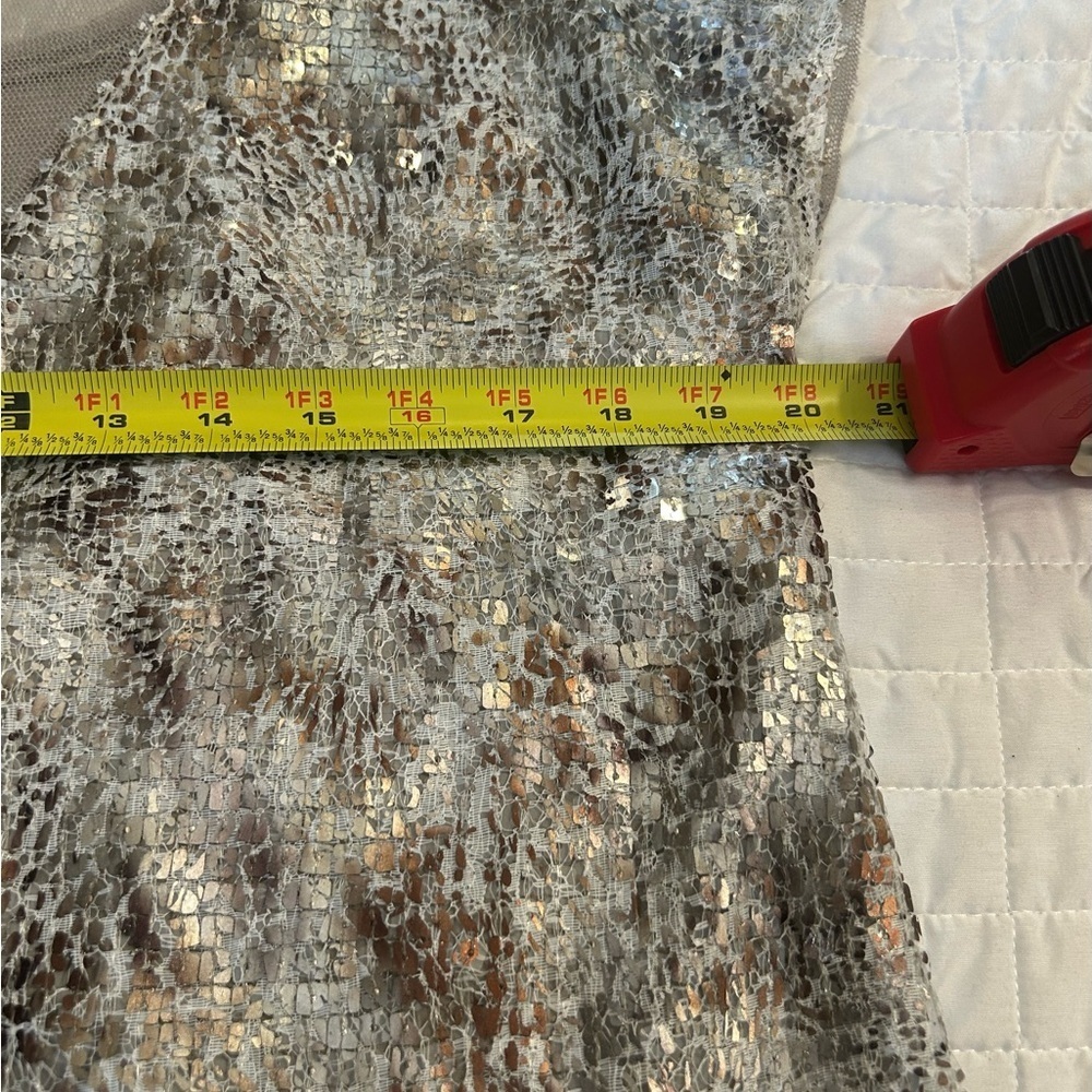 ✨ Free People Shattered Glass Sequin Cocktail Dress – NWT, Size L ✨ - Picture 5 of 8